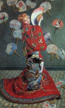 尅勞德 莫奈 La Japonaise, Alternative title: Camille Monet in Japanese Costume